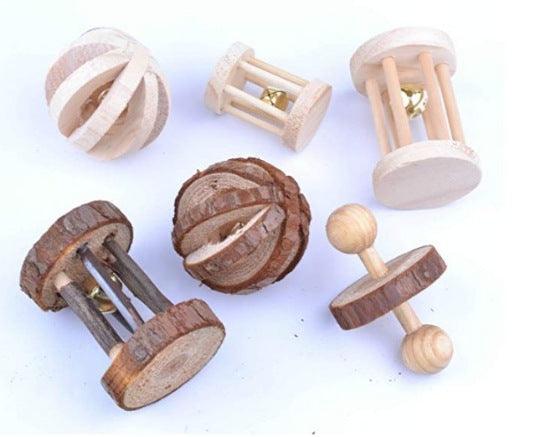 Wooden Dog Toy Molar Fun!