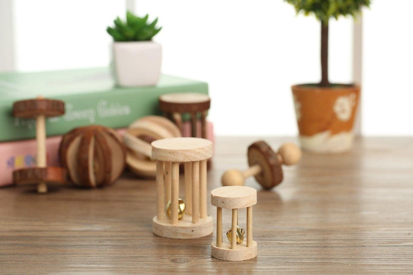 Wooden Dog Toy Molar Fun!