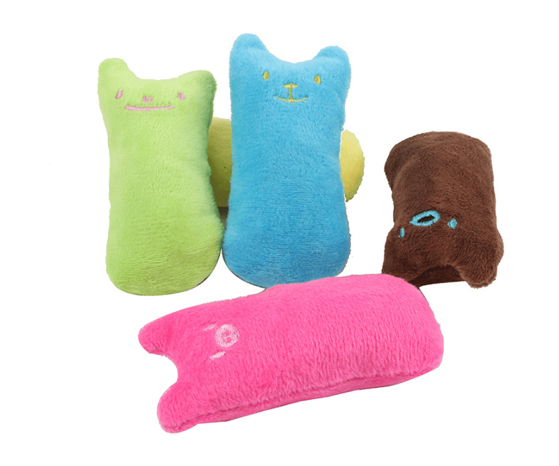 Interactive Catnip Cat Pillow Toy - Fun And Safe Pet Chew Toy To