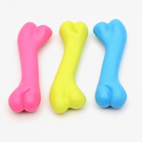 Durable Dog Bone Chew Toy: High-Quality Rubber Molar Toy For Dogs