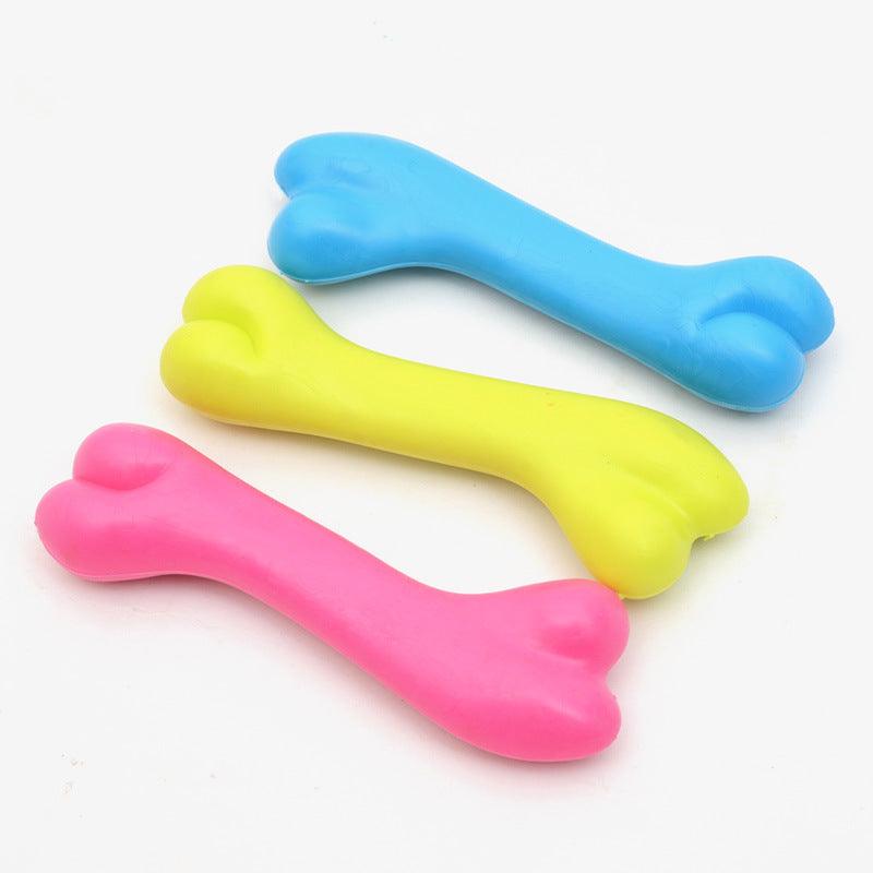 Durable Dog Bone Chew Toy: High-Quality Rubber Molar Toy For Dogs
