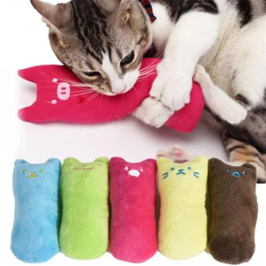 Interactive Catnip Cat Pillow Toy - Fun And Safe Pet Chew Toy To