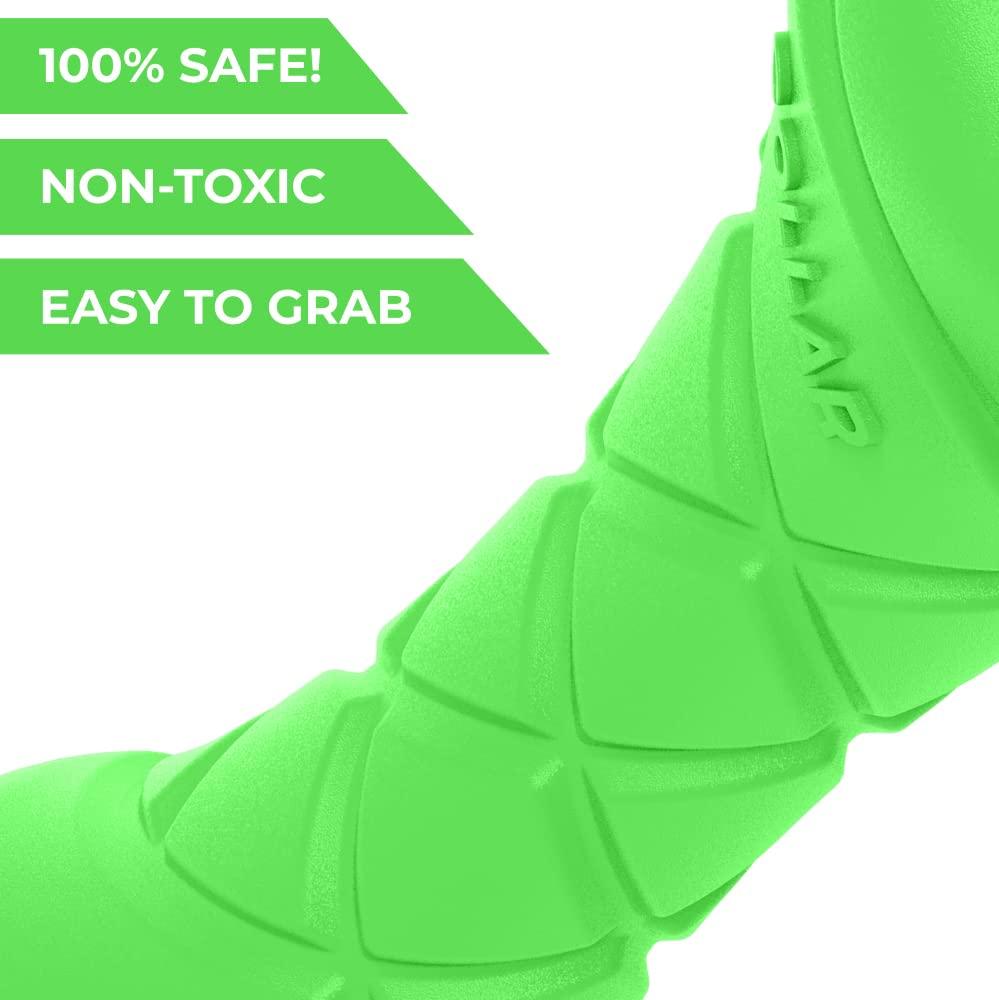 Green Dumbbell Dog Fetch Toy