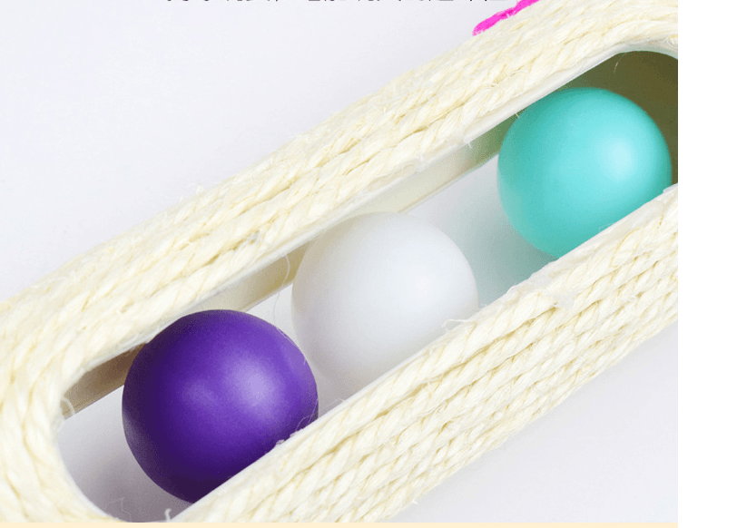 Sisal Drum Cat Toy - Engaging And Durable Chew Toy For Feline Fun