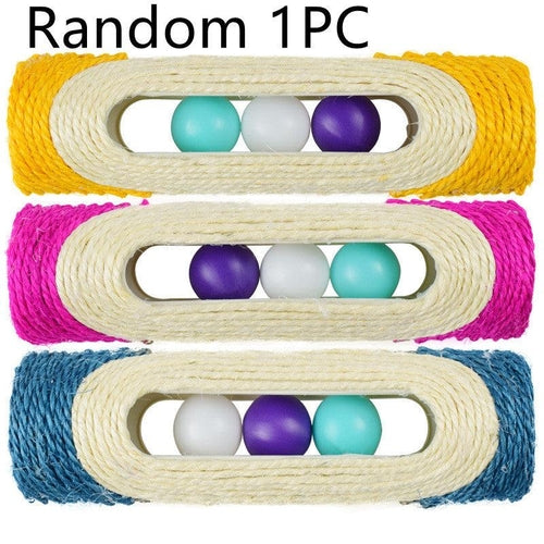 Sisal Drum Cat Toy - Engaging And Durable Chew Toy For Feline Fun