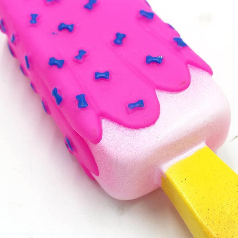 Deliciously Charming Dog Vinyl Popsicle Ice Cream Toy