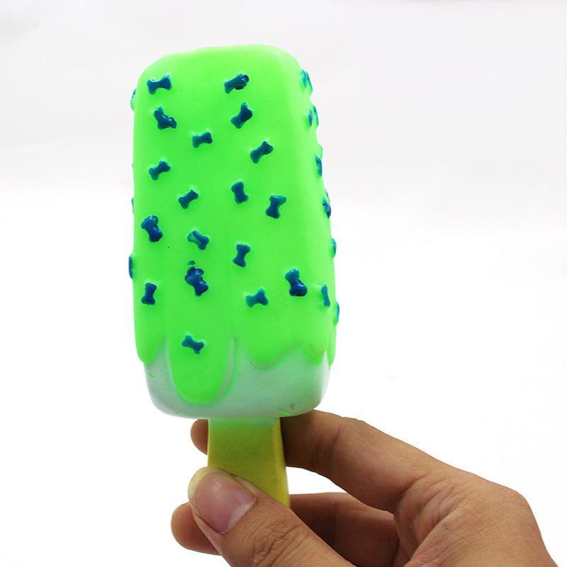 Deliciously Charming Dog Vinyl Popsicle Ice Cream Toy
