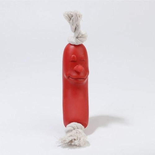 Deliciously Fun Sausage-Shaped Dog Chew Toy