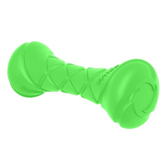 Green Dumbbell Dog Fetch Toy